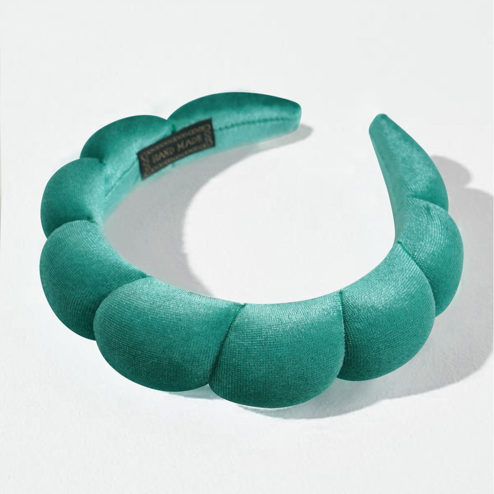 Ayesha headband styled in spa setting for relaxed skincare routine