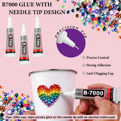 Ayzololo rhinestones applied to nail art creating detailed and durable accents