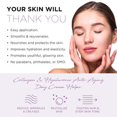 Azure Cosmetics cream applied on hand demonstrating quick absorption