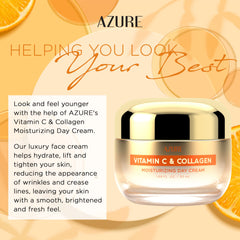 Azure Cosmetics cream dabbed on hand demonstrating quick absorption and smooth finish