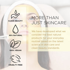 Azure Cosmetics label and ingredient list view highlighting natural and vitamin E care