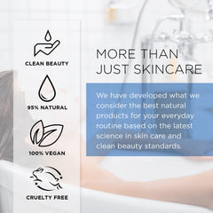 Azure Cosmetics single mask in hand showing size and coverage