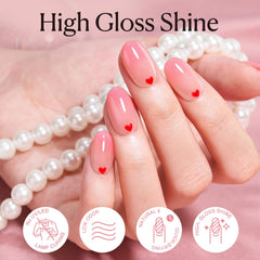 AZUREBEAUTY painted fingernails demonstrating buildable color payoff