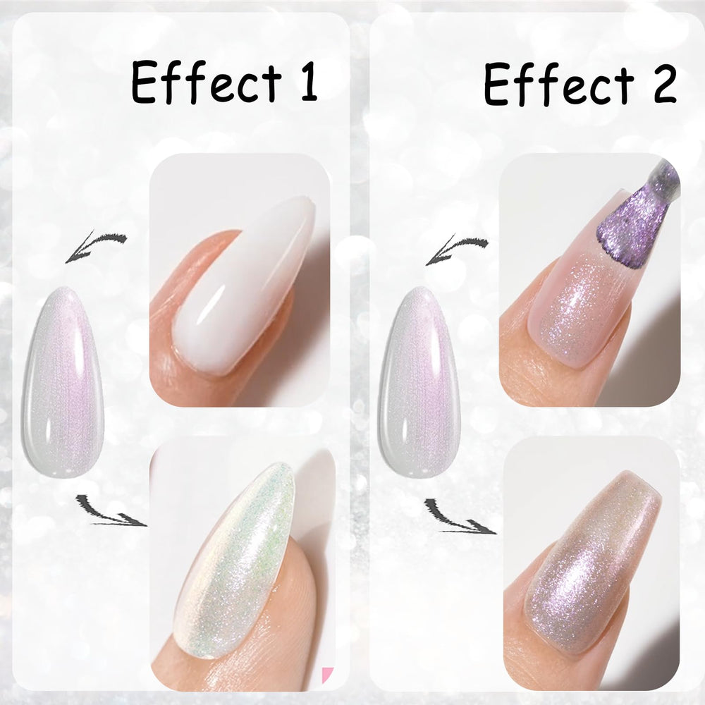 AZUREBEAUTY application in hand showing quick-dry finish for fast at-home manicures