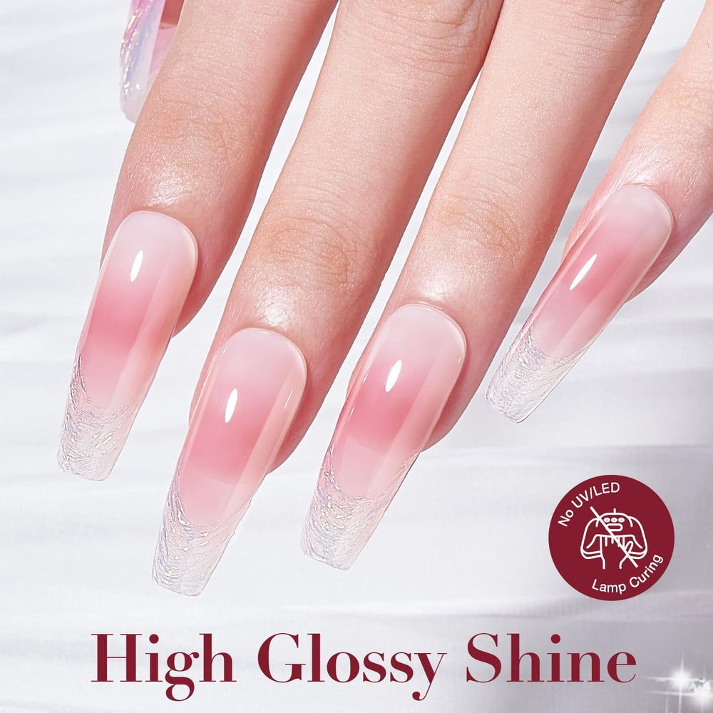 AZUREBEAUTY brush detail with polish on bristles, smooth even strokes benefit