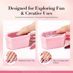 AZUREBEAUTY texture and locking tabs of ABS case for durable, long-lasting use