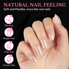 AZUREBEAUTY close-up of inner matte texture for improved adhesion and easier prep