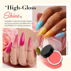 AzureBeauty 24-color array highlighting bright shades for variety