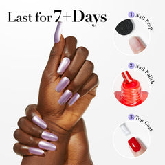 AZUREBEAUTY nails being painted demonstrating fast-dry application
