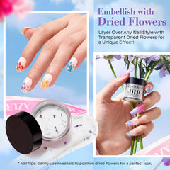 AZUREBEAUTY close-up of dried flowers emphasizing detail and easy placement benefit