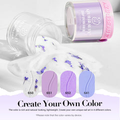 AZUREBEAUTY dried flowers detail for delicate floral nail accents