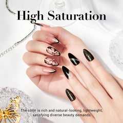 AZUREBEAUTY finished French manicure showing glossy white tips and durable shine