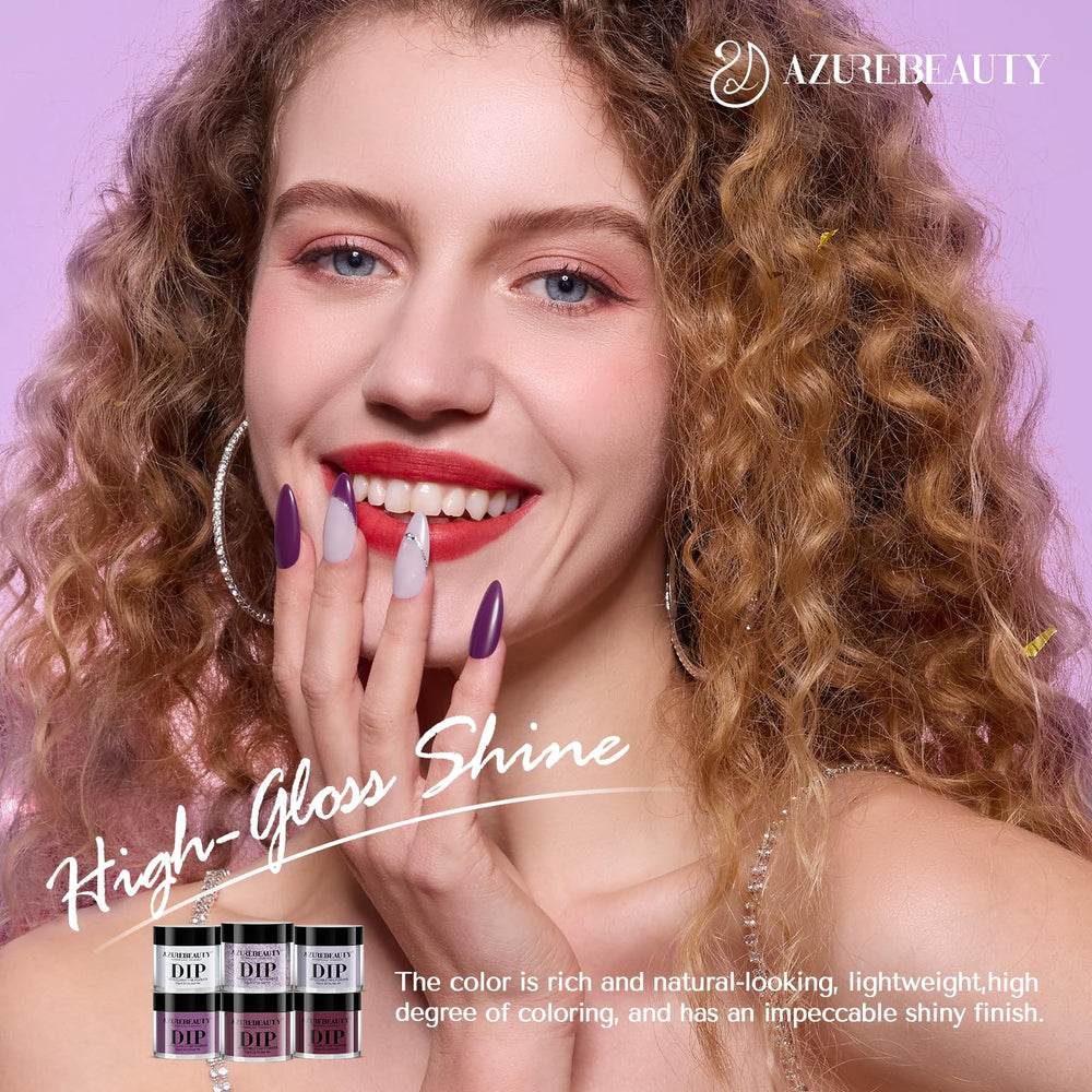 AZUREBEAUTY French tip demo highlighting precise lines and elegant finish