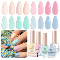 AZUREBEAUTY front box set displayed, presents ready-to-gift polish kit benefit