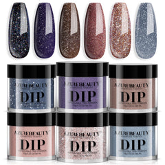 AZUREBEAUTY front packaging showing six color jars and starter kit benefits