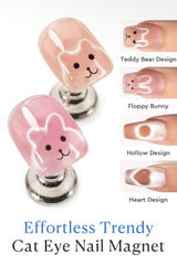 AzureBeauty heart and rabbit locators displayed for creating glossy 3D motifs