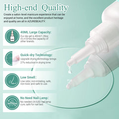 AZUREBEAUTY label and ingredient list visible to show plant-derived formula benefit