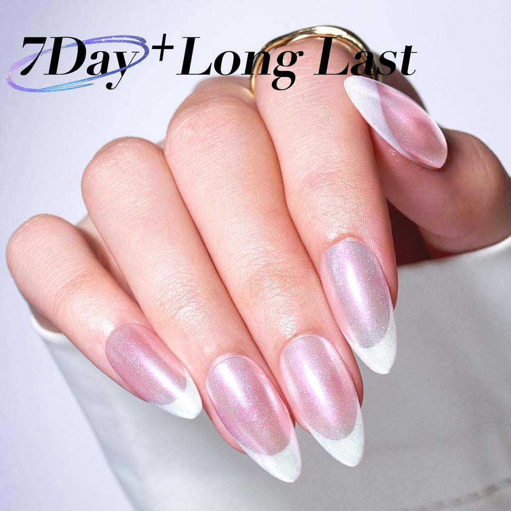 AZUREBEAUTY layered over black nails showing mystic midnight chrome transformation