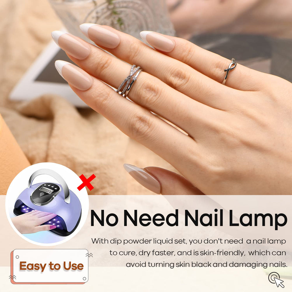 AZUREBEAUTY kit in a home manicure scene for simple, lamp-free results