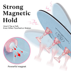 AZUREBEAUTY detailed view of magnetic holder demonstrating secure snap-fit