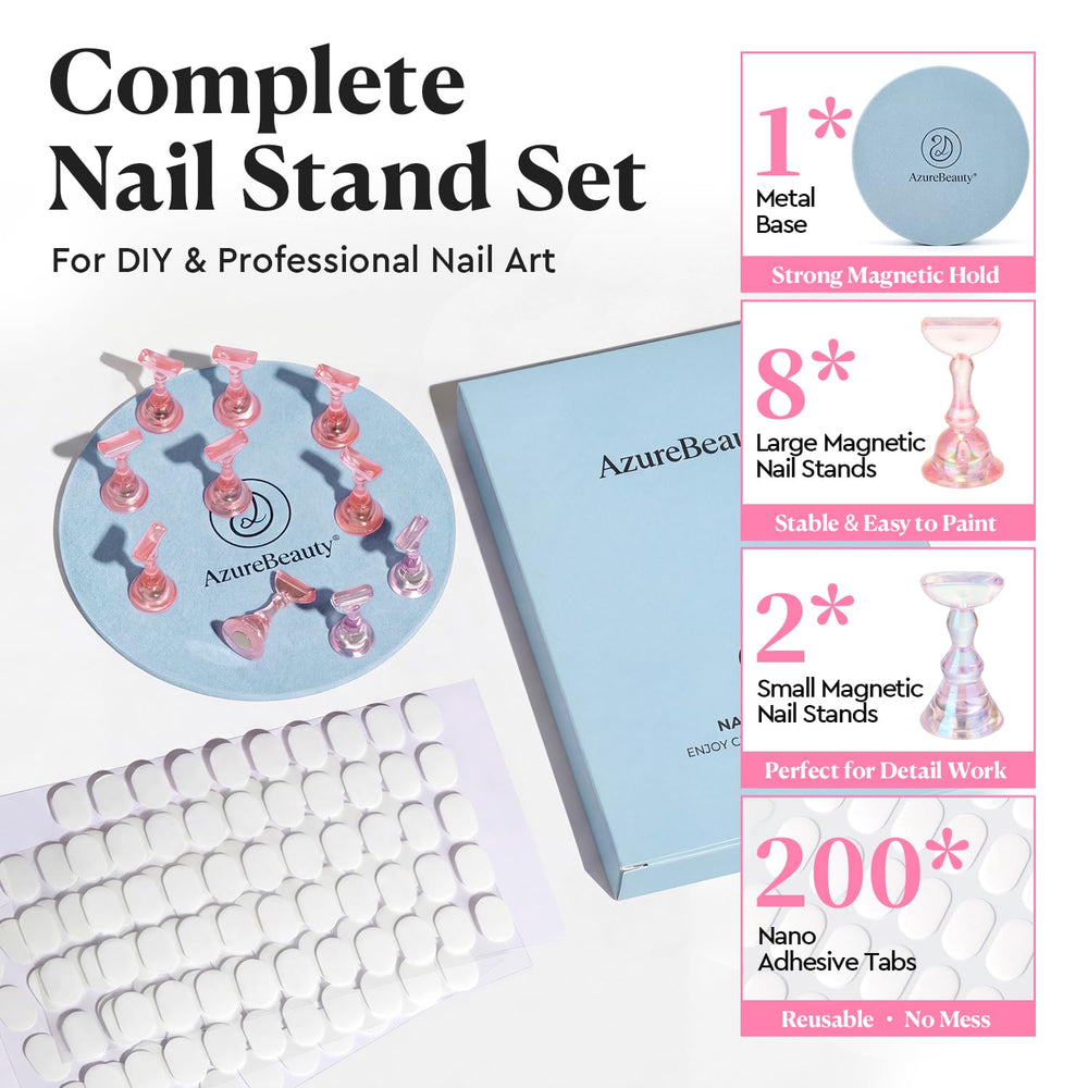 AZUREBEAUTY close-up of round metal base highlighting stable, non-slip design
