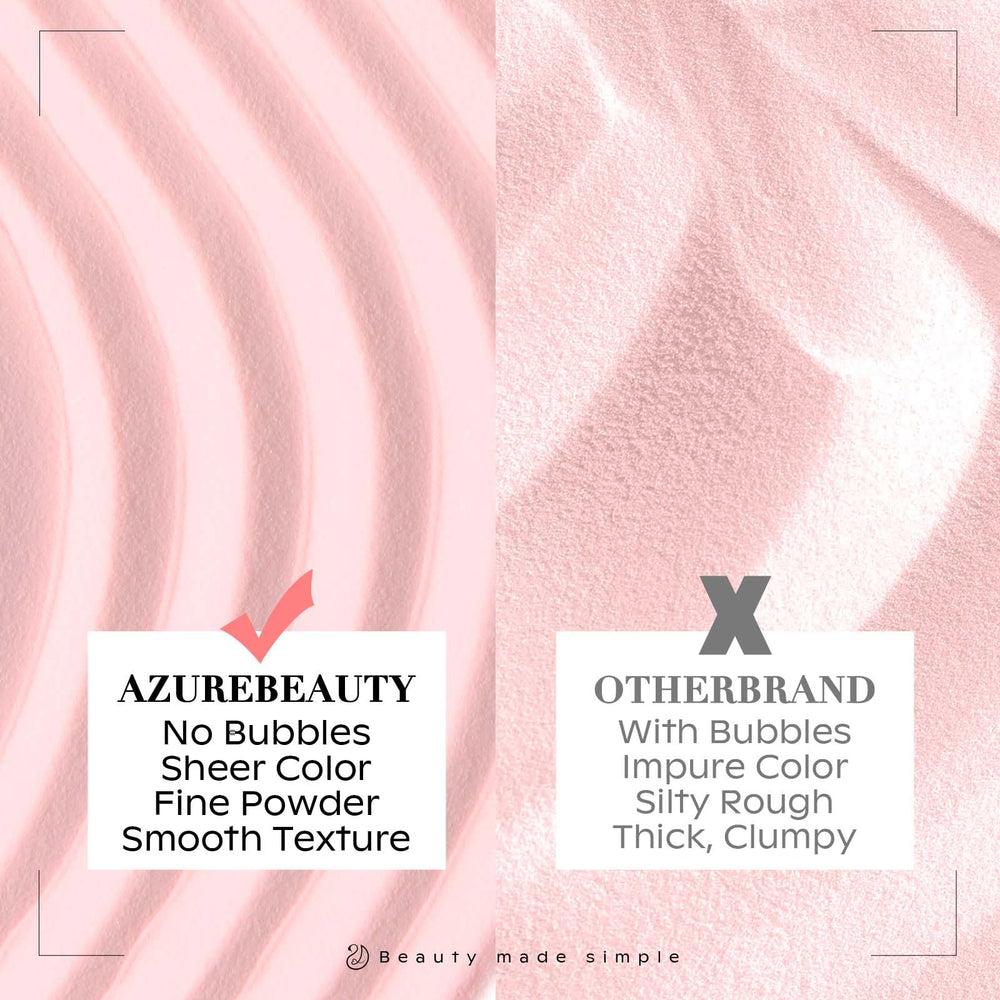 AzureBeauty jar open with scooping spoon highlights easy use and larger size