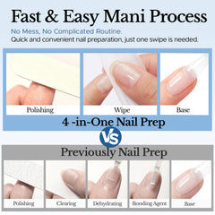 AZUREBEAUTY open can with individual prep pads ready to use for convenience
