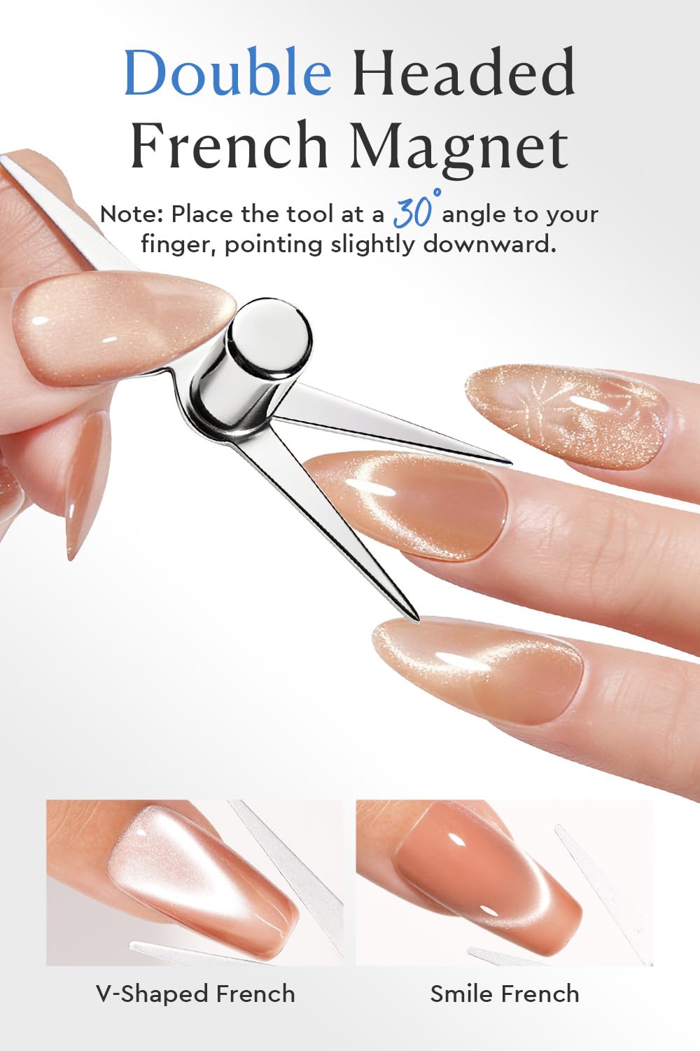 AzureBeauty magnet pen heads compared side-by-side to choose line widths