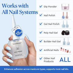 AZUREBEAUTY securing press-on nails showing long-lasting wear