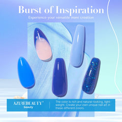 AZUREBEAUTY jars in hand to show size and travel-friendly convenience