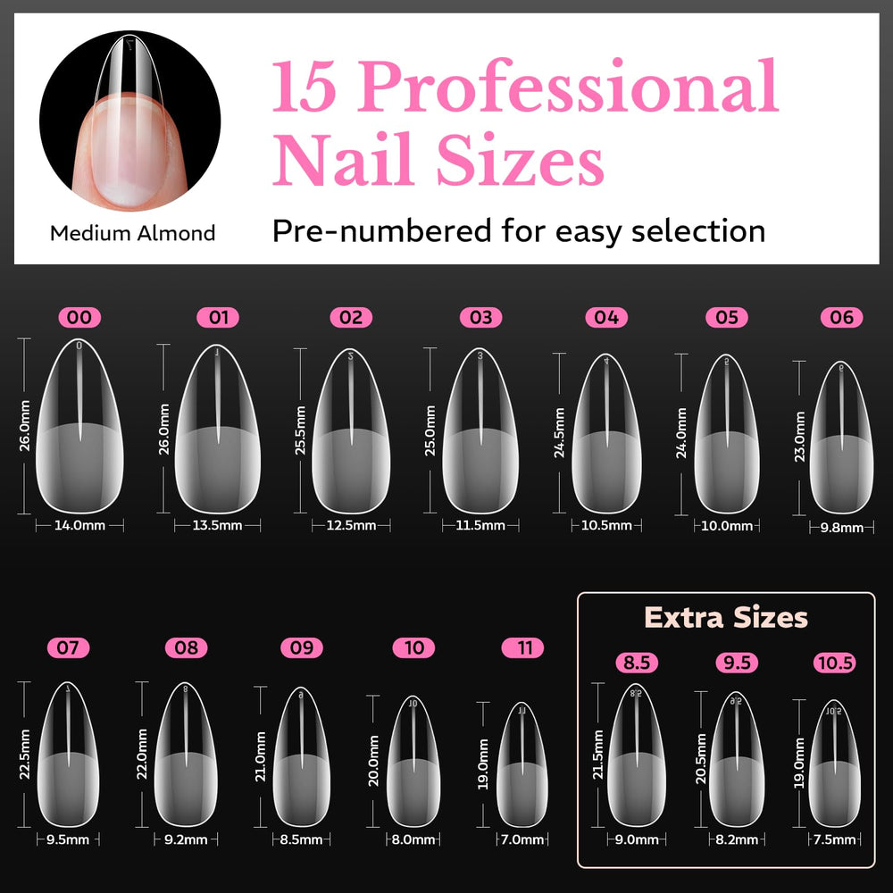 AZUREBEAUTY tips next to coin showing scale and generous 40-per-size quantity