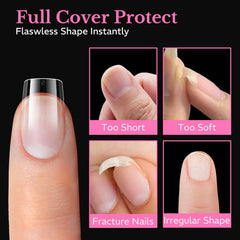 AZUREBEAUTY numbered size layout with 15 sizes offering quick matching and spare tips