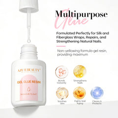 AzureBeauty bottle beside coin showing compact travel-friendly size