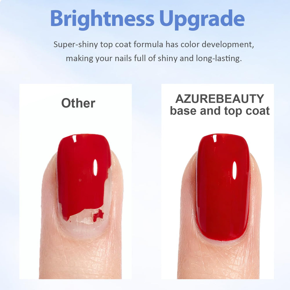 AZUREBEAUTY clear formula drop showing smooth texture and quick-dry consistency