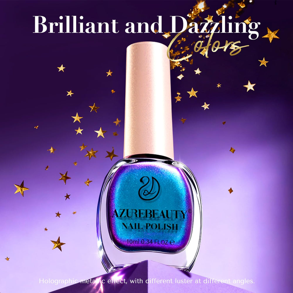 AZUREBEAUTY macro of glitter texture showing multi-dimensional sparkle benefit