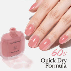 AZUREBEAUTY pedicure on toenails showing long-lasting wearable result