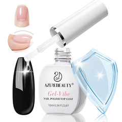 AZUREBEAUTY front bottle showing clear top coat and compact 10ml size benefit