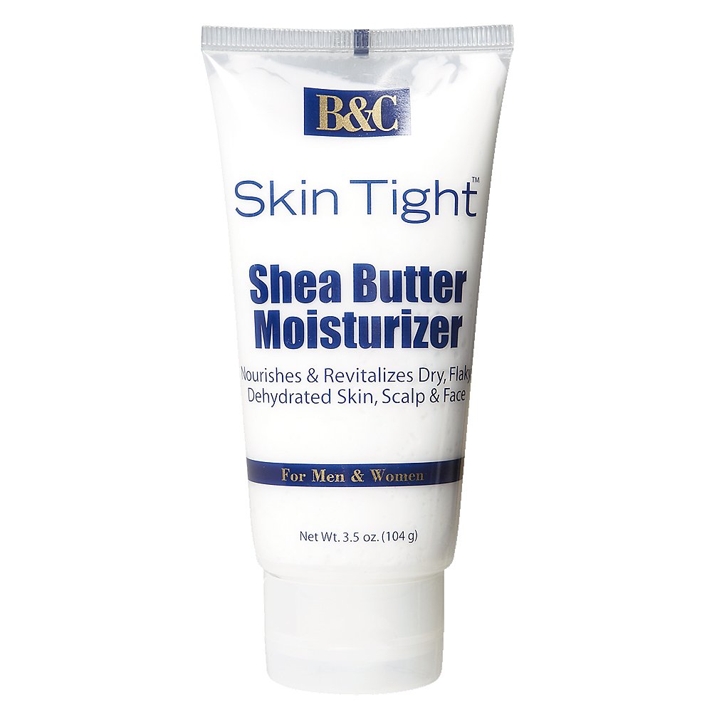 B&C Skin Tight front packaging showing jar and benefit of deep hydration
