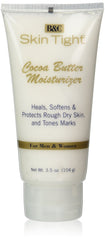 B&C Skin Tight front jar showing cocoa butter moisturizer for soft hydrated skin