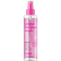 B.TAN clear face mist front packaging showing bottle and label for quick identification and benefit