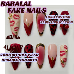 BABALAL layout of 24 nails in 12 sizes for precise finger matching