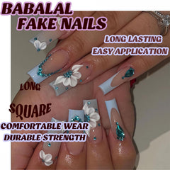 BABALAL nails worn on hand in lifestyle setting for event-ready manicure benefit