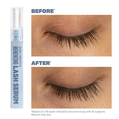 BABE ORIGINAL applicator and clear serum texture highlighting gentle formula
