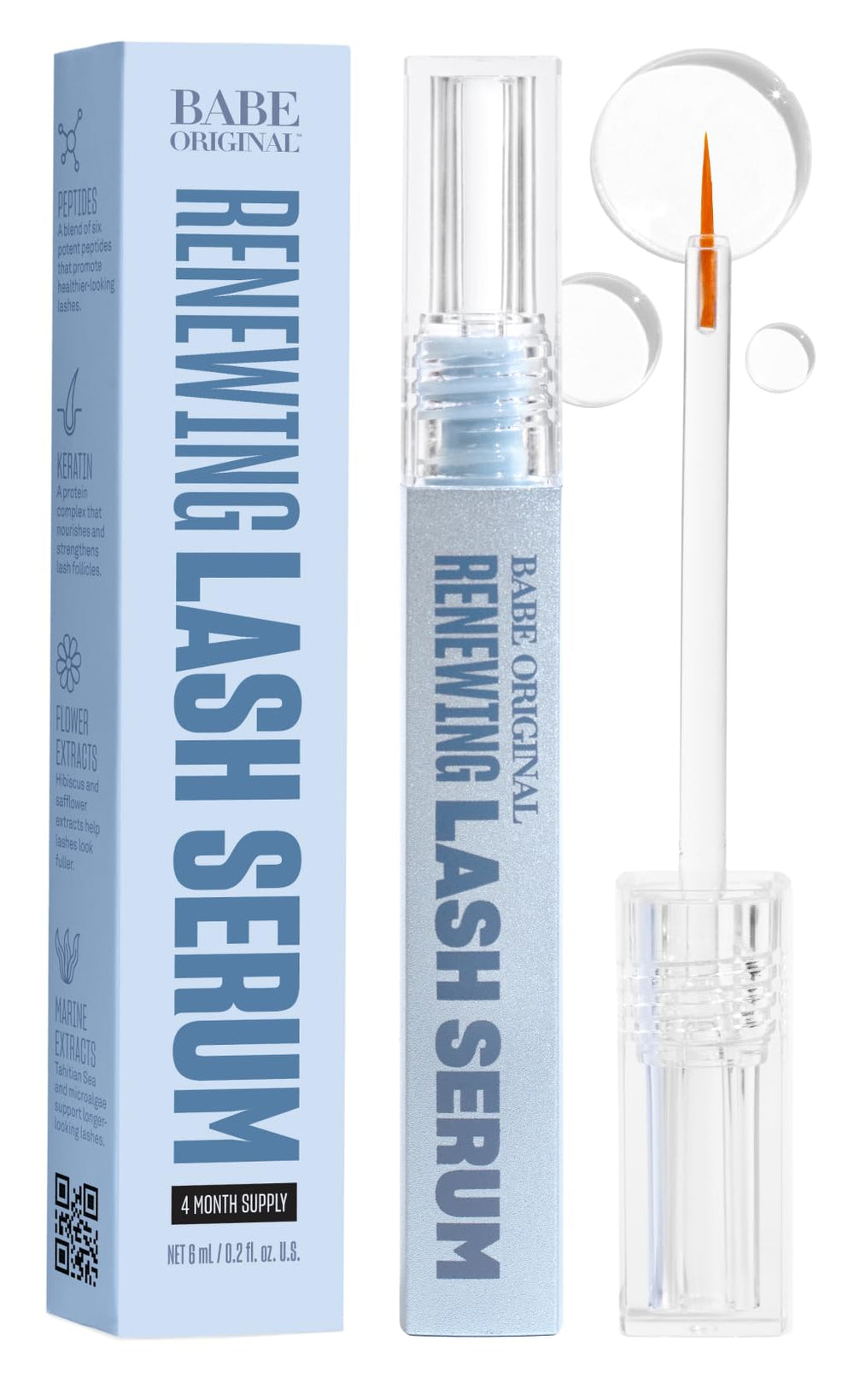 BABE ORIGINAL front packaging showing label and cap for trusted results