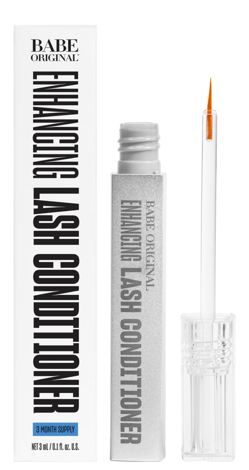 Babe Original front packaging showing product and compact 3mL size benefit