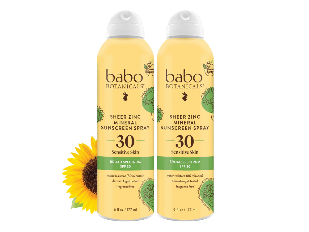 Babo Botanicals front packaging showing SPF30 and gentle protection
