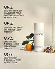 BABOR foam activation in hand demonstrating creamy lather for easy cleansing