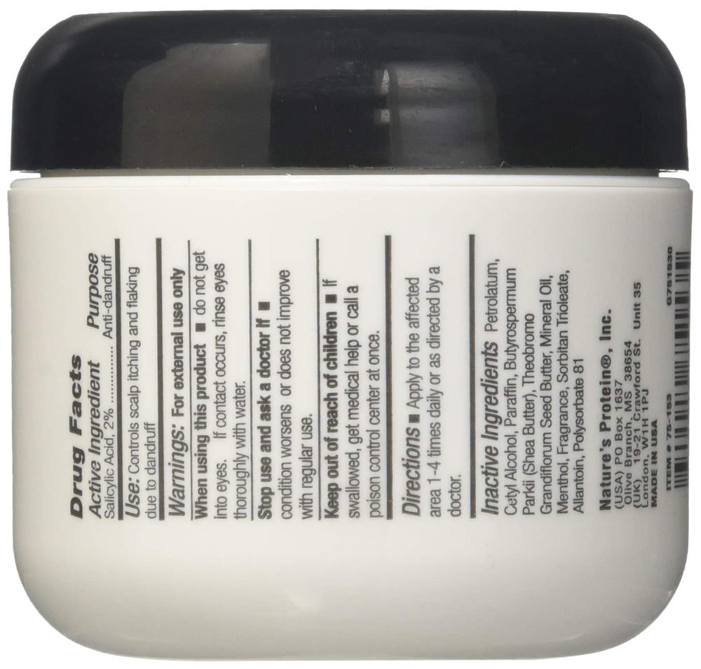 BabyFaceDiary DOO GRO being applied to scalp from jar, targeted relief and style-safe benefit