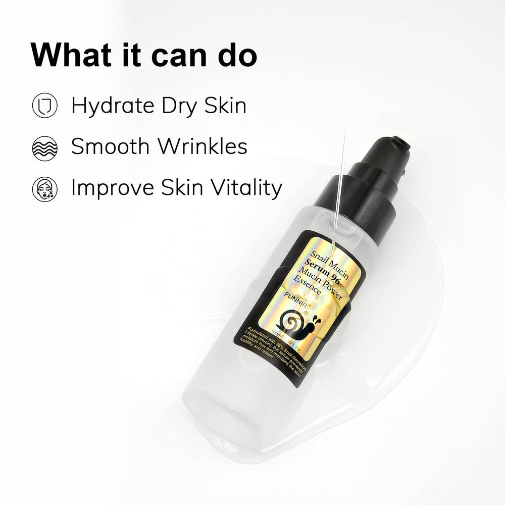 BabyFaceDiary FUNNIR bottle next to skincare lineup illustrating easy layering in daily routine