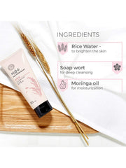 BabyFaceDiary cleansing foam creamy texture close-up demonstrating gentle lather